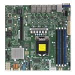 Supermicro X11SCL-LN4F Intel C242 LGA 1151 (Socket H4) micro ATX