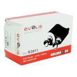 Evolis R3011 Thermal-transfer ribbon Bk,C,M,Y, Transparent, 200 pages for Evolis Dualys/Pebble/Securion