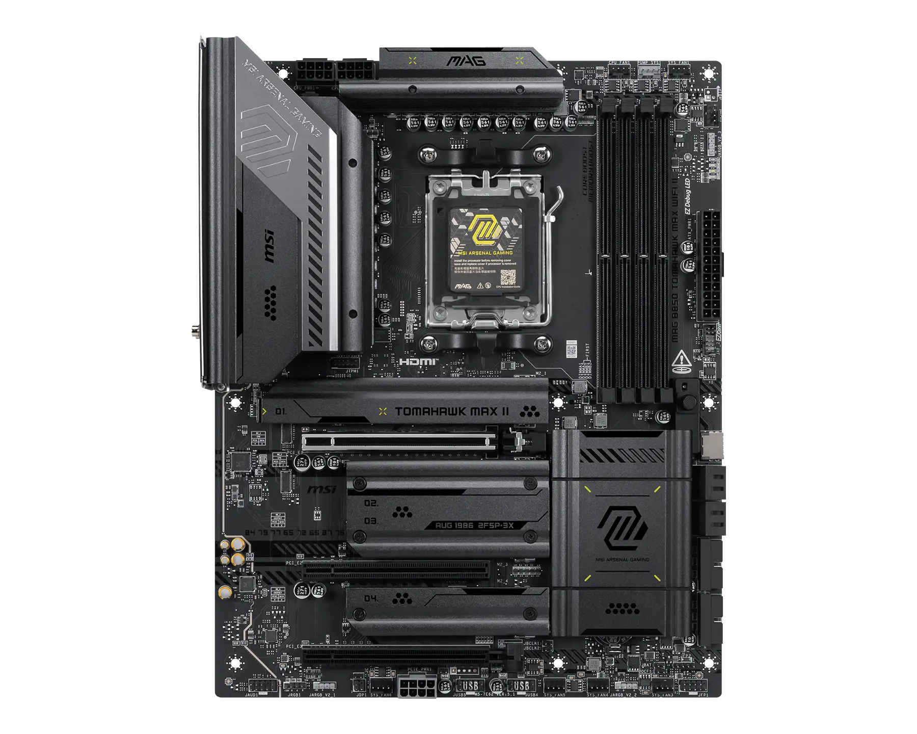 MAG B850 TOMAHAWK MAX WIFI II motherboard AMD B850 Socket AM5 ATX