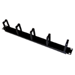 Alantec PK009 cable organizer Wall Cable holder Black 1 pc(s)