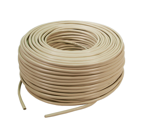 Photos - Cable (video, audio, USB) LogiLink CPV0018 networking cable Beige 305 m Cat5e 
