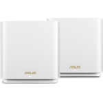 ASUS ZenWiFi AX (XT8) wireless router Tri-band (2.4 GHz / 5 GHz / 5 GHz) Gigabit Ethernet White