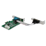 StarTech.com 2 Port PCI Express RS232 Seriële Kaart, PCIe RS232 Serial Host Controller Kaart, PCIe naar Serial DB9 Adapter Kaart, 16950 UART, Low Profile Uitbreidingskaart, Windows & Linux