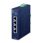 PLANET Industrial 4-Port EtherCAT netwerk media converter Blauw