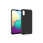 JLC Samsung A02 Matte Silicone Case- Black