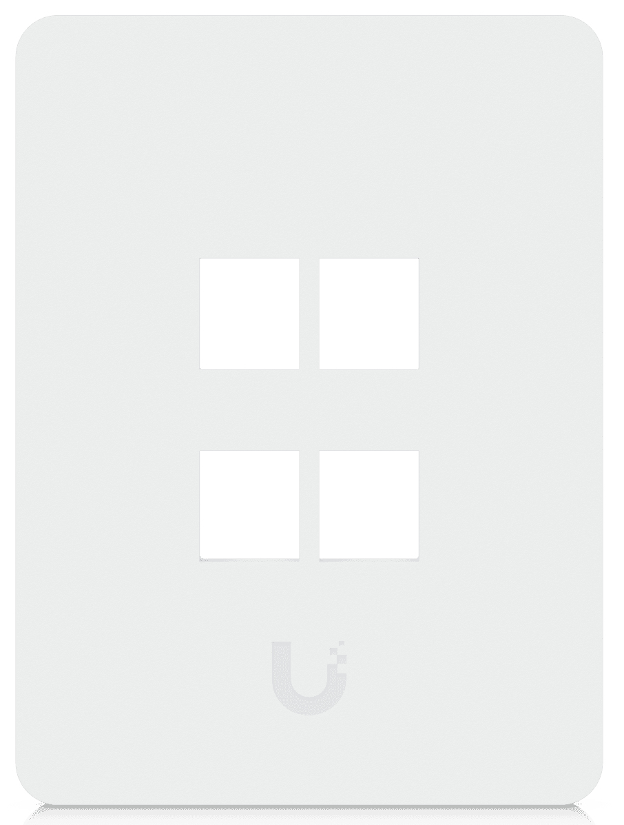 UACC-WP-KEYSTONE-V-4P wall plate/switch cover White