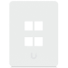 Ubiquiti UACC-WP-KEYSTONE-V-4P wall plate/switch cover White