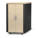 APC NetShelter CX 24U Geluiddempende 'Server Room in a Box', Shock Packaging