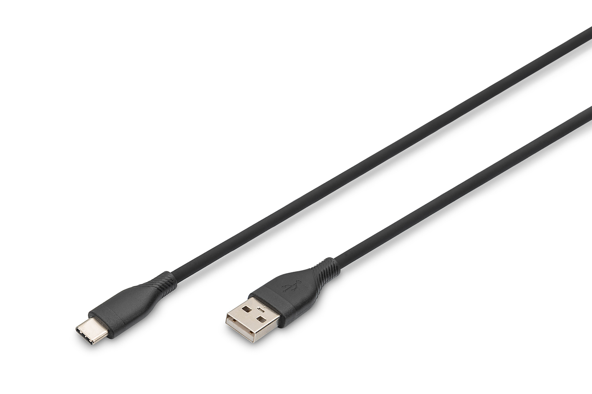 Digitus USB-C Silicone charging cable. USB-A - USB-C