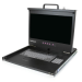 StarTech.com Consola de Rack 1U con LCD de 17 Pulgadas HD 1080p y Concentrador Hub USB Frontal