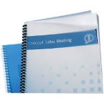 GBC Binding Cover Poly Clear View A4 300 Micron Frosted