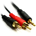 Target 2TR-302 audio cable 2 m 3.5mm 2 x RCA Black