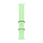 Apple Natural Titanium Finish Band Green Fluoroelastomer, Titanium