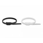 DeLOCK Cable tie with flat head L 280 x W 7.6 mm 100 pieces