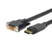 Vivolink PRODPDVI1 video cable adapter 1 m DisplayPort DVI-D Black