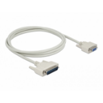 DeLOCK Serial Cable D-Sub 25 male to D-Sub 9 female 2 m