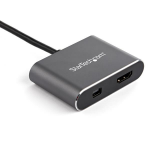 StarTech.com Adaptateur multiport USB-C vers mini DisplayPort ou HDMI - 4K 60 Hz - Convertisseur 2-en-1