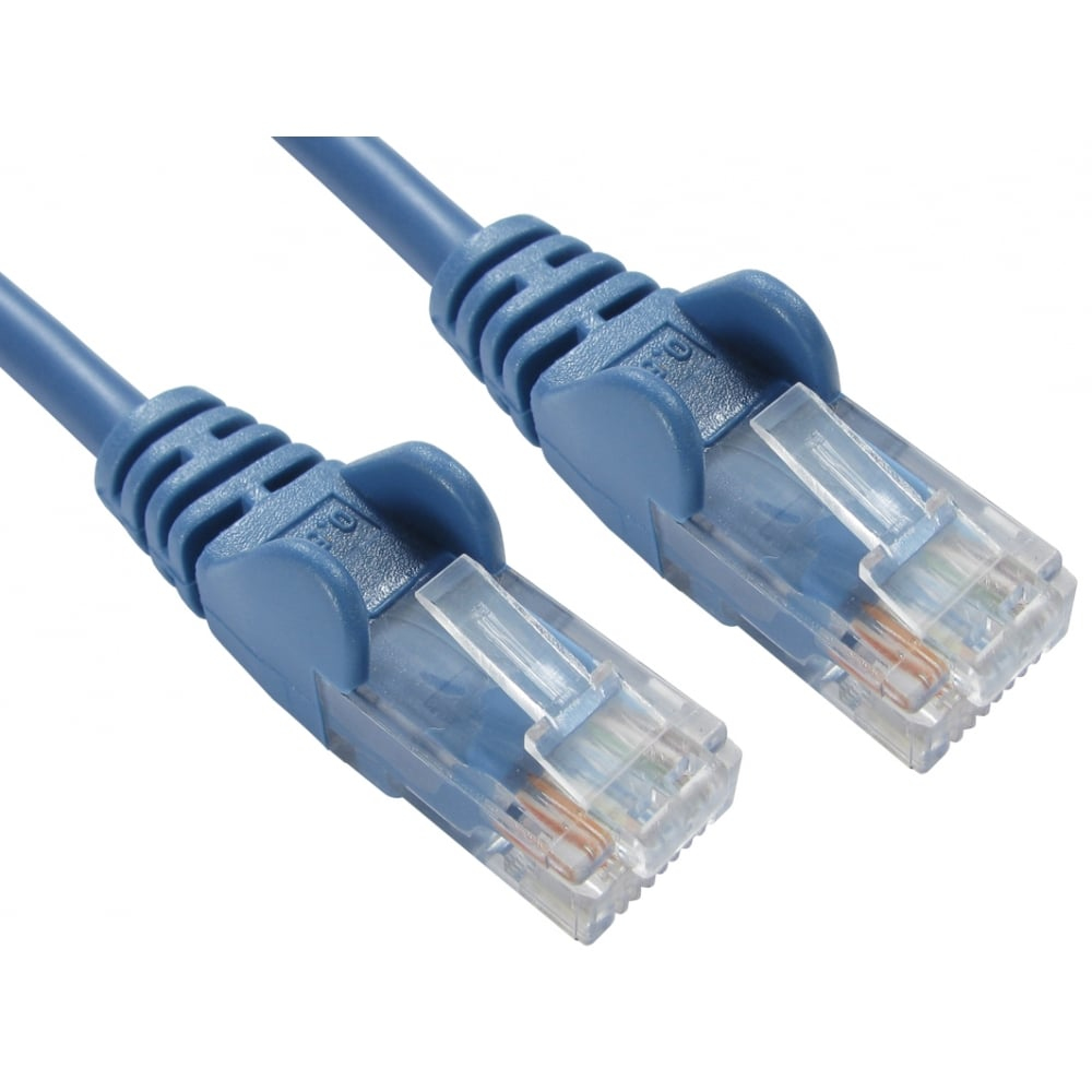 Cables Direct 0.5m Economy 10/100 Networking Cable - Blue
