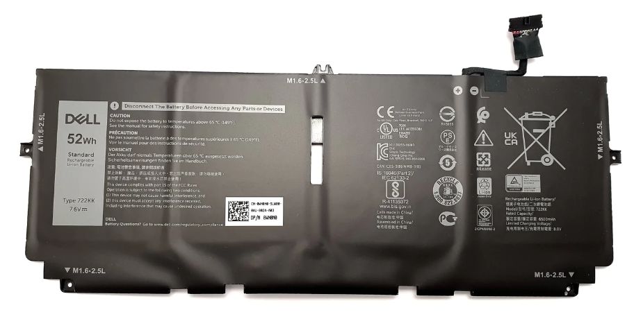 Image of DELL Main Battery Pack 52Wh 7.6V 4C