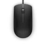 DELL MS116 mouse Office Ambidextrous USB Type-A Optical 1000 DPI