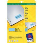 Avery Mini-labels, Blue 45,7 x 21,2mm (20)