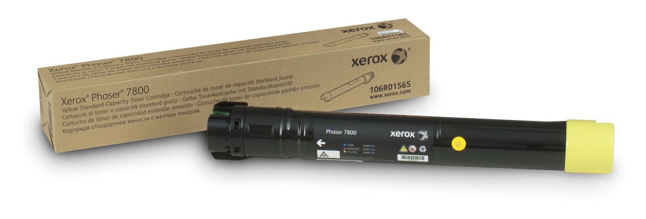 Image of Xerox 106R01565 Toner yellow, 6K pages for Xerox Phaser 7800