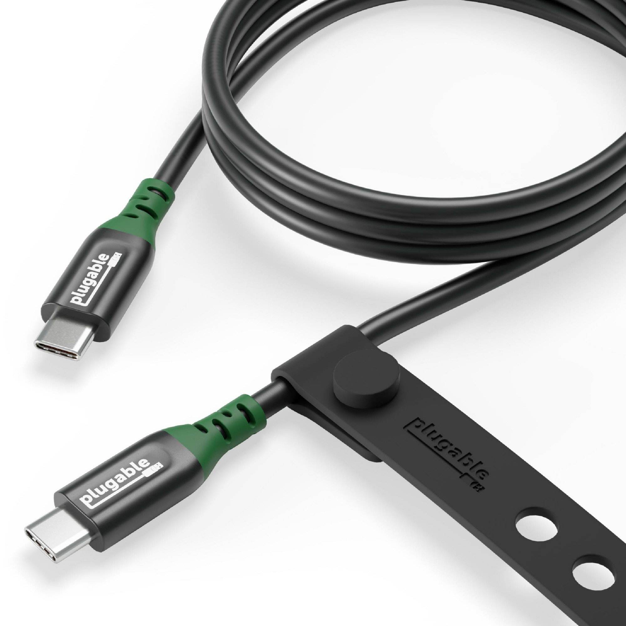 Photos - Cable (video, audio, USB) Plugable Technologies USB C to USB C Cable. 240W USB C Charging Cable USBC-240W-1M