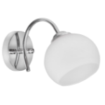 Activejet Classic single wall lamp - IRMA nickel E27 for the living room