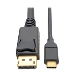 Tripp Lite U444-006-DP USB-C to DisplayPort Active Adapter Cable (M/M), 4K 60 Hz, 6 ft. (1.8 m)