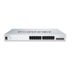 Fortinet Layer 2/3 FortiGate switch controller compatible switch with 24 x GE RJ45 ports, 4 x 10 GE SFP+ uplinks