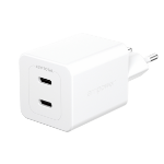 PanzerGlass empower™ by ® Turbo 45W Charger incl. 2 x USB-C | EU Plug | Silver White Smartphone Wit AC Binnen