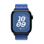 Apple Nike Sport Loop Band Blue Nylon, Recycled polyester, Spandex