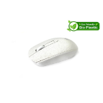 Accuratus Bio M100 Multidevice Wireless Mouse - Bluetooth RF Full Size Biodegradable Plant Based Resin - Chalk White. Requires 1 x AA battery - not included. For rechargeable options; please see BAT-AA-AAA-C4.