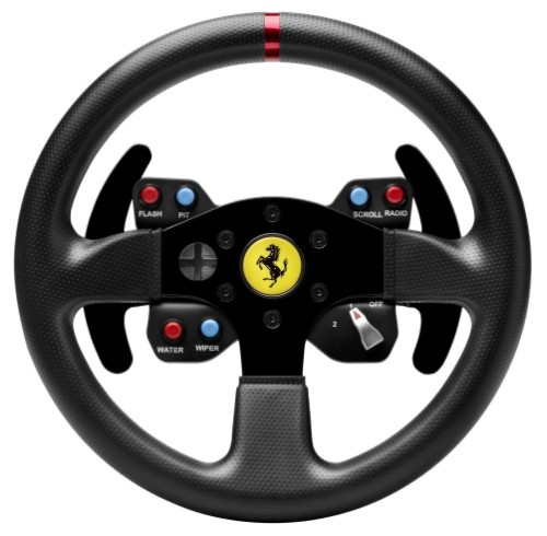 Thrustmaster Ferrari 458 Challenge Wheel Add-On Steering wheel PC, Playstation 3 USB 2.0 Black