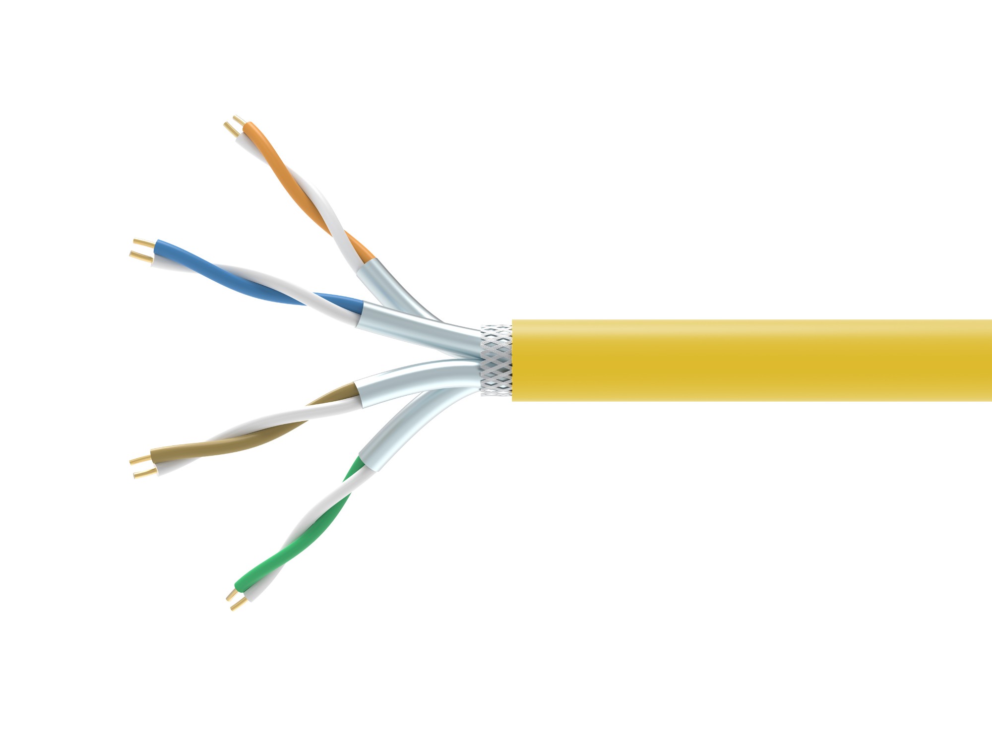 Equip 404563 networking cable Yellow 1000 m Cat7a S/FTP (S-STP)