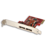 Lindy 2-Port PCIe eSATA 3 Card interface cards/adapter