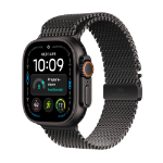 Apple Watch Ultra 4 GPS + Cellular 49mm Black Titanium Case with Black Titanium Milanese Loop - S