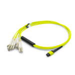 AddOn Networks ADD-MPO-4LC3M9SMF fibre optic cable 3 m MPO/MTP LC OS1 Yellow