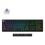Keychron K10 HE keyboard Gaming USB + RF Wireless + Bluetooth QWERTY UK English Black