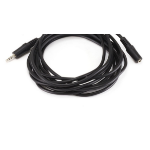 Monoprice 649 audio cable 143.7" (3.65 m) 3.5mm Black