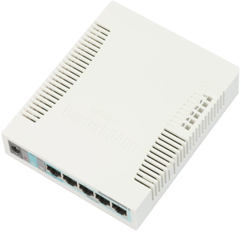 Image of Mikrotik RB260GS Gigabit Ethernet (10/100/1000) Power over...