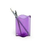 Durable TREND pen/pencil holder Purple, Transparent