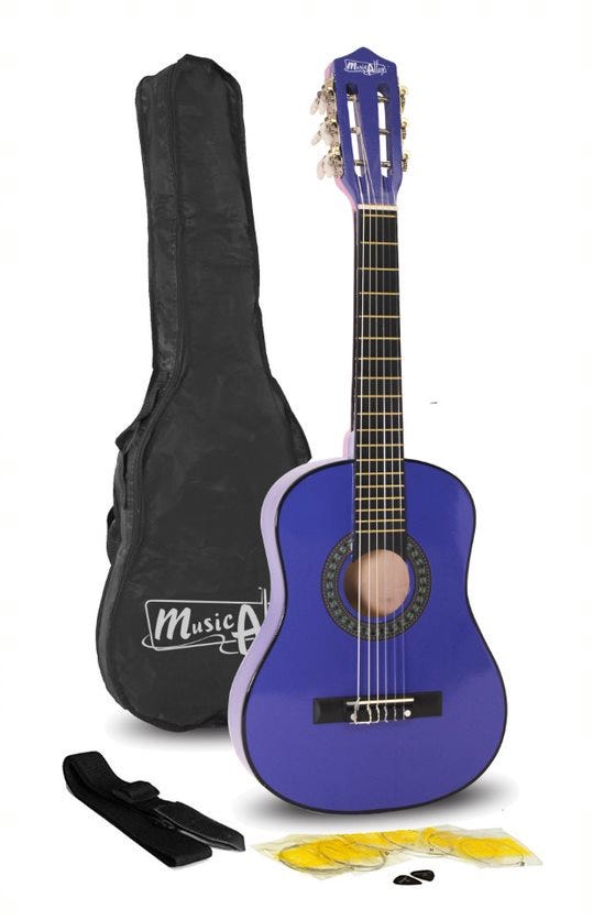 Image of PDT Music Alley Junior Class Guitar Blue
