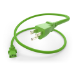 UNC PWCD-515PC13-10A-02F-GRN power cable Green 23.6" (0.6 m) NEMA 5-15P C13 coupler