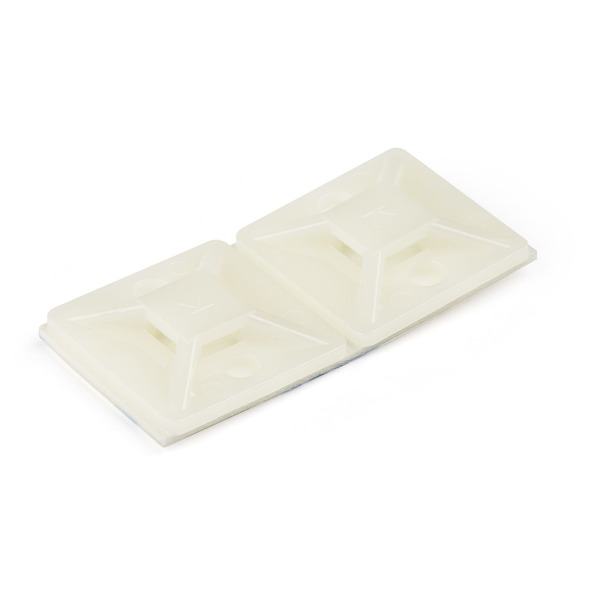Image of StarTech.com 100 Pack Cable Tie Mounts with Adhesive Tape for 0.18...
