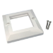 Cables Direct Dual Port Faceplate White