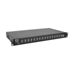 Tripp Lite U280-016-RM interface hub 480 Mbit/s Black