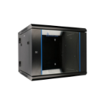 Extralink Rackmount cabinet 12U 600x600 AZH Black wall mounted, swing type