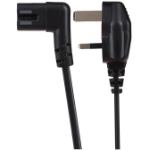 Maplin PL024 power cable Black 1.5 m Power plug type G C7 coupler
