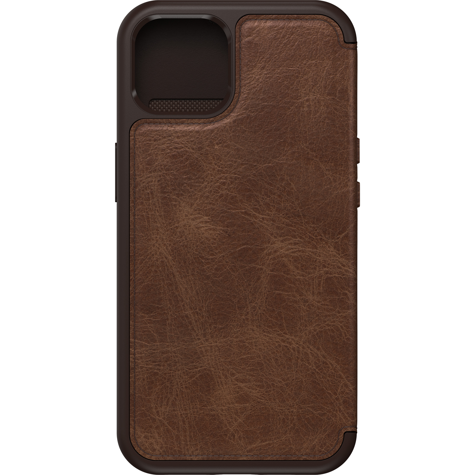 OtterBox Strada Folio Series for Apple iPhone 13, Espresso Brown